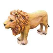 Garden decorative fiberglass animal lion dog horse cow statues mannequin horse manikin for sale